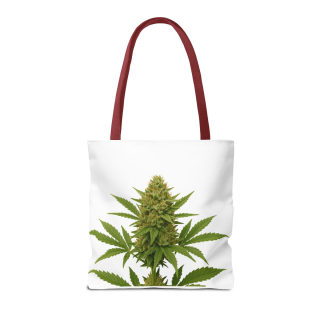 Cannabis Bud Illustration Tote | Botanical Cannabis Plant Tote 20
