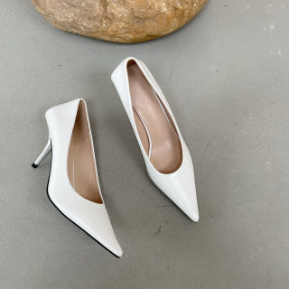 Women's Pointed-Toe Pumps | Thin High Heels, PU Leather 2
