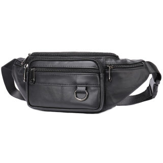 Men's Sheepskin Waist Bag for Phone 3