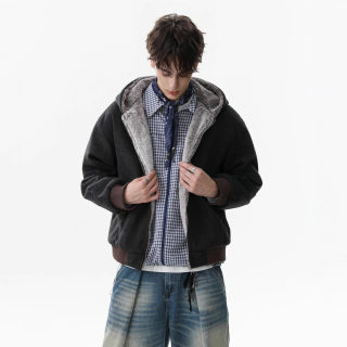 Men's Zip Hoodie Sweatshirt | Vintage Style 4