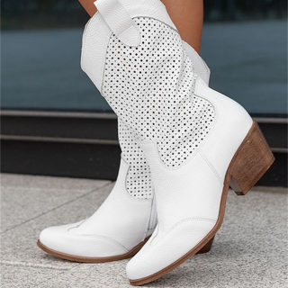 Mid Heel Burnt Suede Ankle Boots | Women's 2