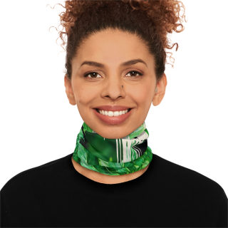 Marijuana Leaf Skull Neck Gaiter 8