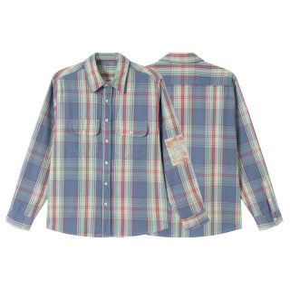 Embroidered Plaid Shirt | American Vintage 5