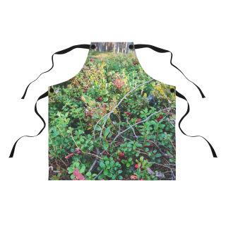 Wild berry meadow apron