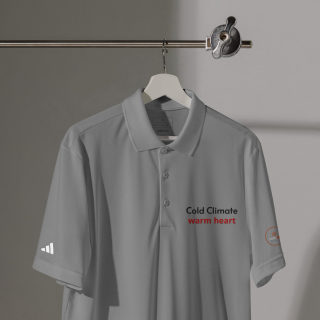 Adidas Sport Polo "Cold Climate Warm Heart" 8