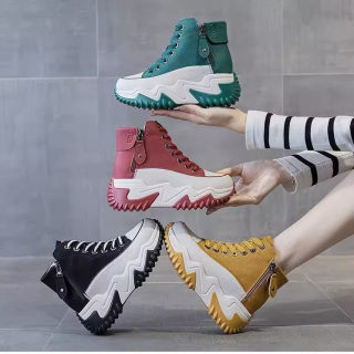Small Niche High-Top Women's Shoes | Thick Sole Casual Sports Sneakers
