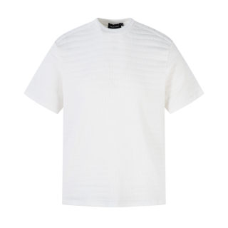 Small Collar Short Sleeve T-Shirt for Men | American Style Solid Color 3