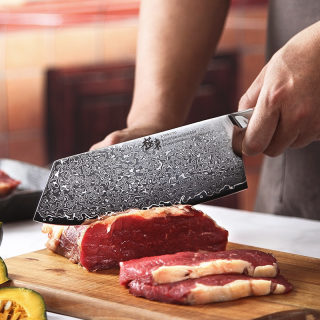 67-Layer Damascus Steel Kitchen Knife Set | Chef, Santoku, Cleaver, Boning 3