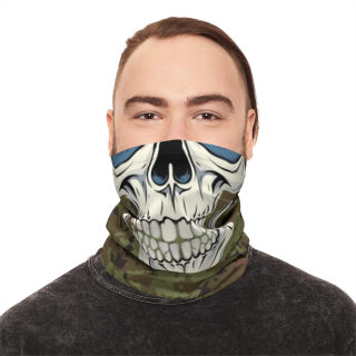Skull Camo Neck Gaiter