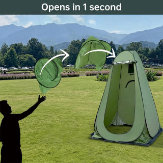 Portable Outdoor Camping Tent | Single Person Changing Room & Shower Tent 2
