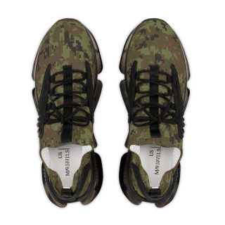 Camo Pattern Men's Mesh Sneakers 5