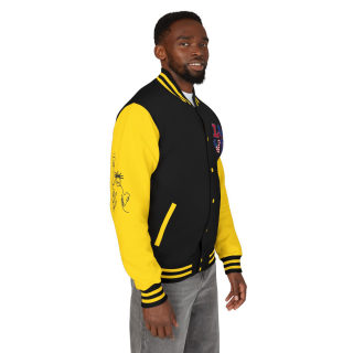 Trick or Treat Jack-o'-Lantern Letterman Jacket | Halloween Varsity Jacket 92
