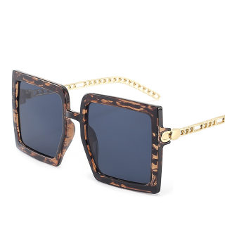 Trendy Sunglasses with Metal Chain Detail 2