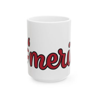 America peace sign Mug | American flag peace hand, patriotic coffee cup 2