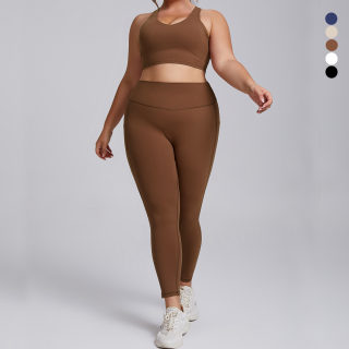 Women's High-End Fitted Two-Piece Yoga Set 2