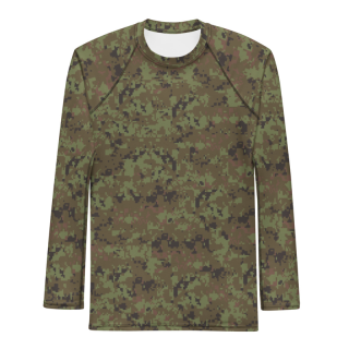 Men's Rash Guard "Green Digital Camo"
