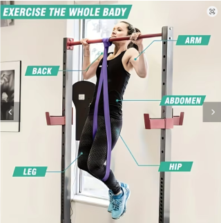 Elastic Band Pull-Up Assist Belt | Yoga & Fitness Resistance 4