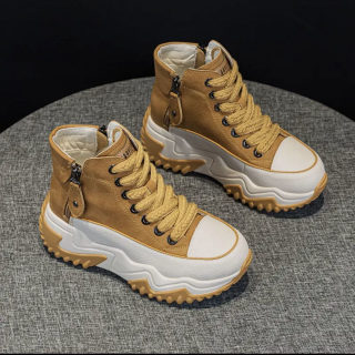 Small Niche High-Top Women's Shoes | Thick Sole Casual Sports Sneakers 6