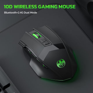 Wireless-Charging Gaming Mouse, 4800DPI, Silent Click 2