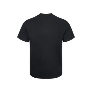 Distressed Dark Style Portrait Letter Print Casual T-Shirt 4