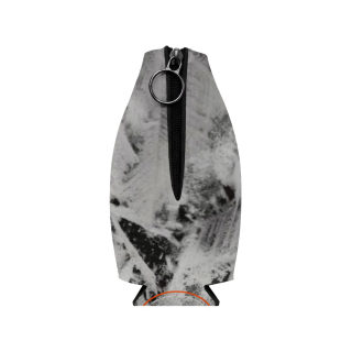 Ice Crystal Texture Zip-Up Bottle Cooler Sleeve | Neoprene Zipper Can Koozie 2