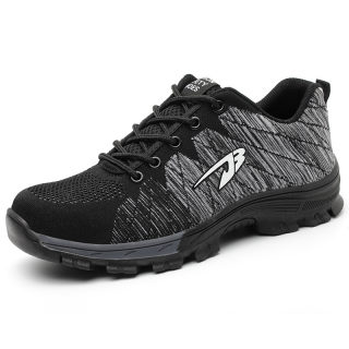Anti-Smashing Anti-Puncture Safety Shoes for Men | Breathable Flyknit Work Shoes 3