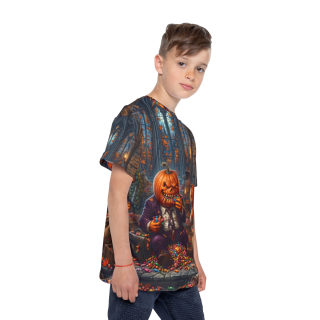 Jack-O'-Lantern Trick-or-Treaters Kids Jersey 9