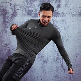 Men's Large Size Running Jacket | Hooded Breathable Quick-Dry Reflective 6