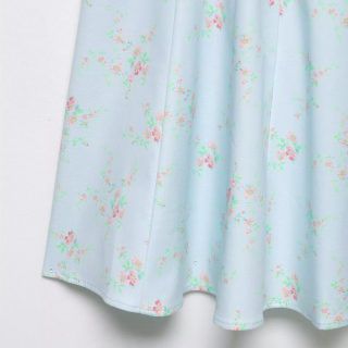 Floral Print Poplin Short Dress | Sleeveless 4