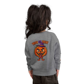 Jack-o'-Lantern Witch Pumpkin Toddler Sweatshirt 52