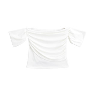 Sexy Off-Shoulder Backless Crop Top 2