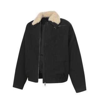 Reversible Wool Fleece Jacket, Short and Thickened 5