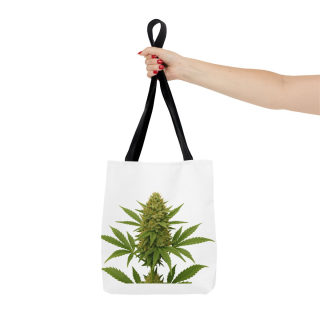 Cannabis Bud Illustration Tote | Botanical Cannabis Plant Tote 46