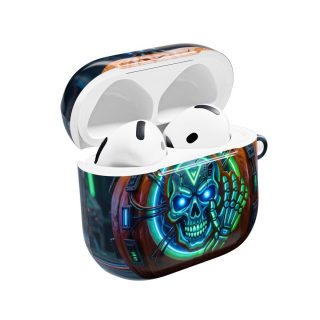 Neon Skull Pumpkin AirPod Case 20