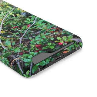 Wild berry bush phone case 57