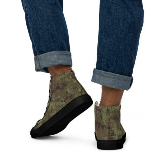 Men's high-top canvas shoes 2