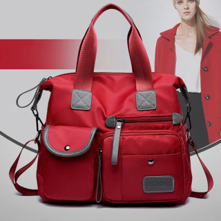 Women's Waterproof Nylon Tote Bag, Multi-Use 2