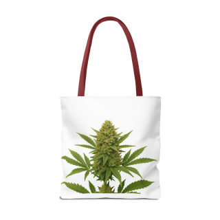 Cannabis Bud Illustration Tote | Botanical Cannabis Plant Tote 21