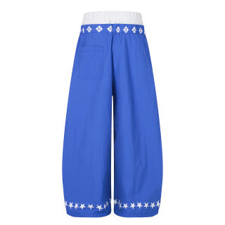 Letter Print Wide Leg Sweatpants | Drawstring Cuff Casual Dance 2