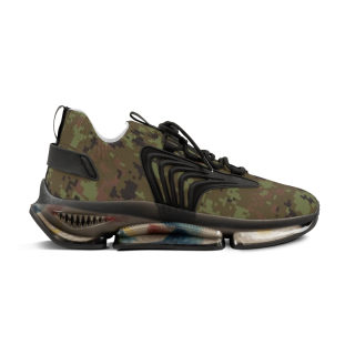 Camo Pattern Men's Mesh Sneakers 15