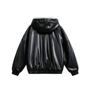 Reversible Hooded Winter Jacket | Men's Oversized Parka, Faux Leather & Fur 2