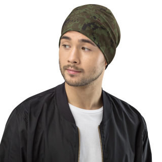 All-Over Print Beanie Green Digital Camo 15