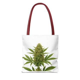 Cannabis Bud Illustration Tote | Botanical Cannabis Plant Tote 19
