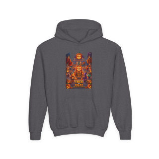 Spooky Pumpkin Patch Trick or Treat Kids Hoodie 10