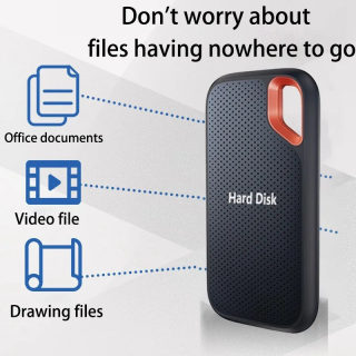 High-Speed Portable SSD | 2TB/4TB/16TB Type-C/USB Dual Interface