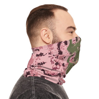 Pink Camo Skull Neck Gaiter 10