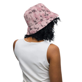 Reversible Bucket Hat "Digital Mil Camo Green/Pink" 4
