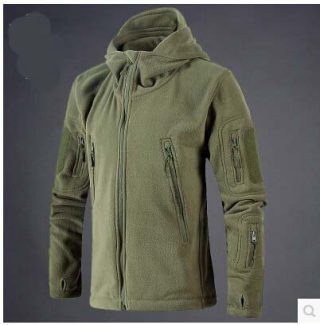Military Tactical Outdoor Fleece Hoodie Jacket | Thermal Hiking Sport