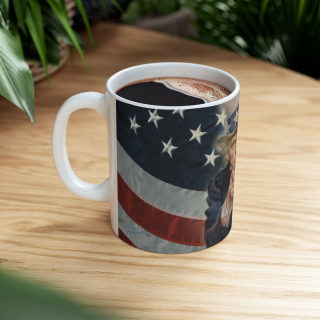 Uncle Sam Pointing Mug | American Flag Ceramic Mug 14