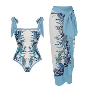 One-piece swimsuit (tie-up) 2